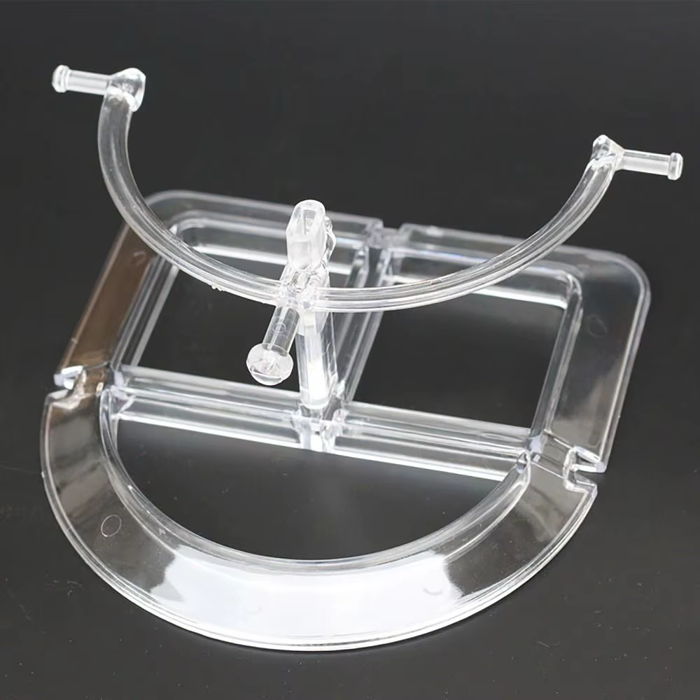 Présentoirs en plastique pour lunettes, gain de place, support d'étagère pour lunettes, transparent,