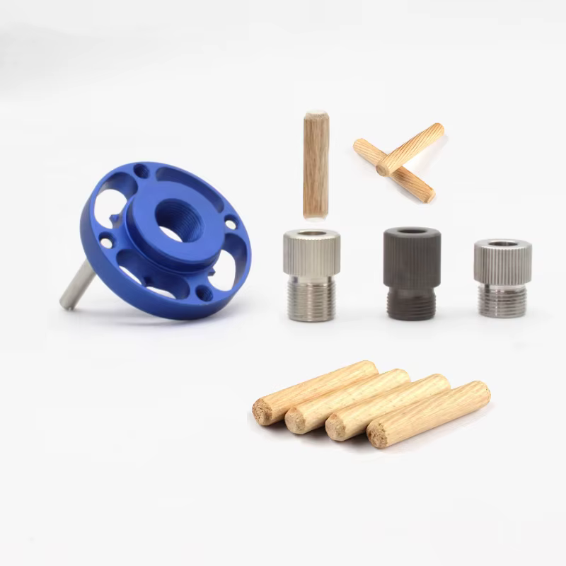 Lot de 50 goujons ronds en bois 6*40mm 8*40mm pour le bricolage de meubles et la menuiserie - Guide 