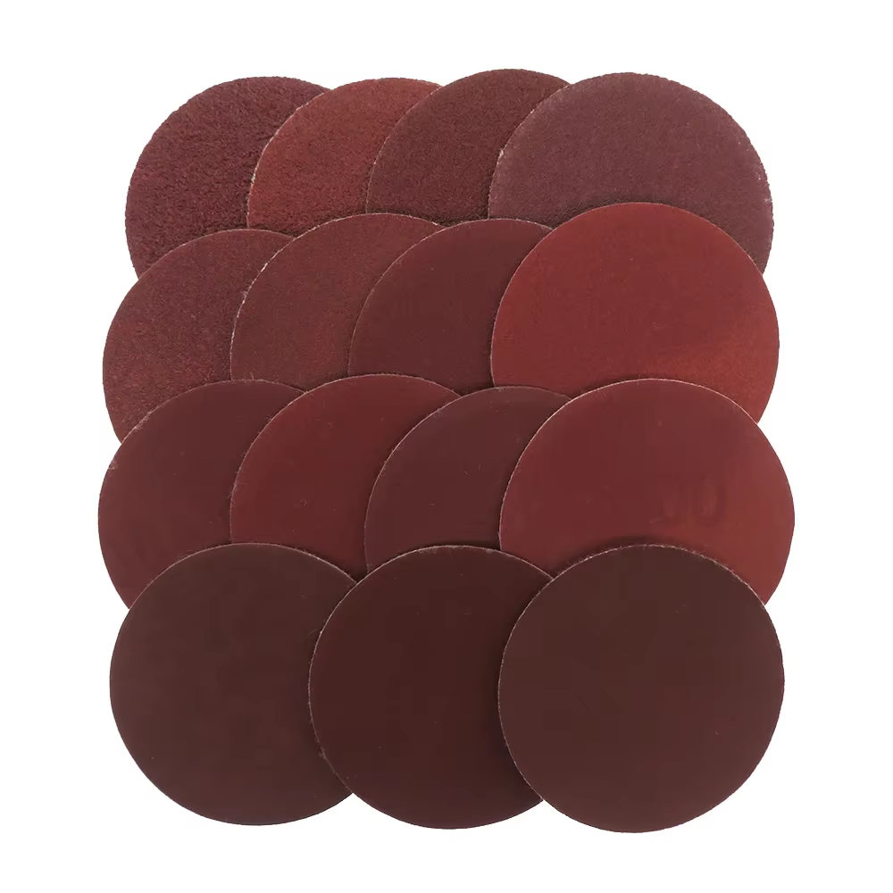 Abrasifs en Papier de Verre de Forme Ronde, Outil de Polissage pour le Polissage du Bois, Grain 60-2