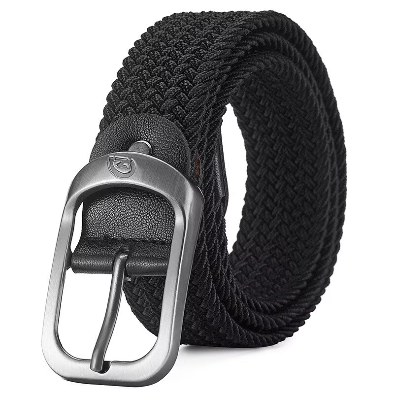 Ceinture élastique tissée décontractée pour hommes et femmes, ceinture de sport de plein air, pas be