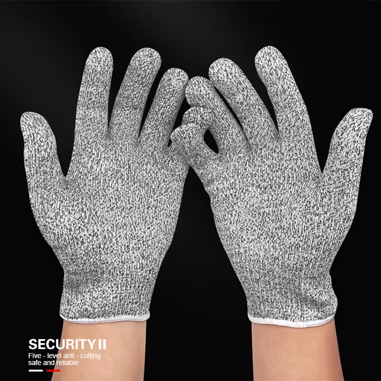 Gants Anti-coupure de sécurité, résistants aux coupures, protection contre les coups de couteau, fil