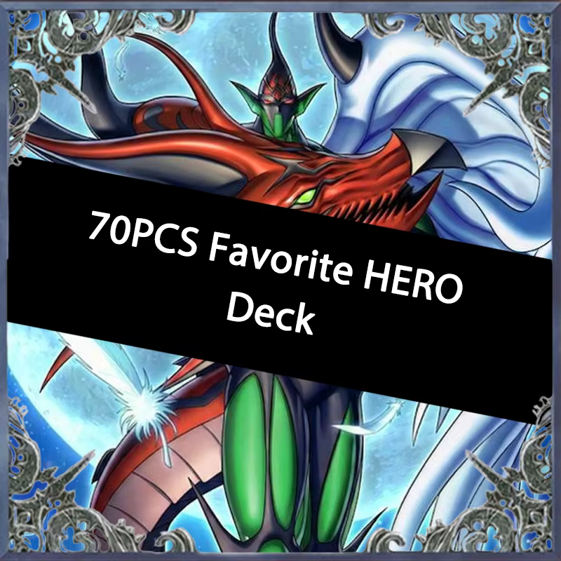90 cartes LOCH Favorite HERO Elemental HERO E-Hero Yugioh, jeu de cartes, deck facile à jouer, non o