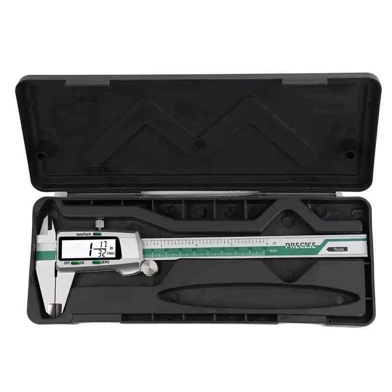 ET50 150mm Numérique Caliper En Acier Inoxydable Fraction/MM/Pouces 0.01mm Haute Précision pour Comp
