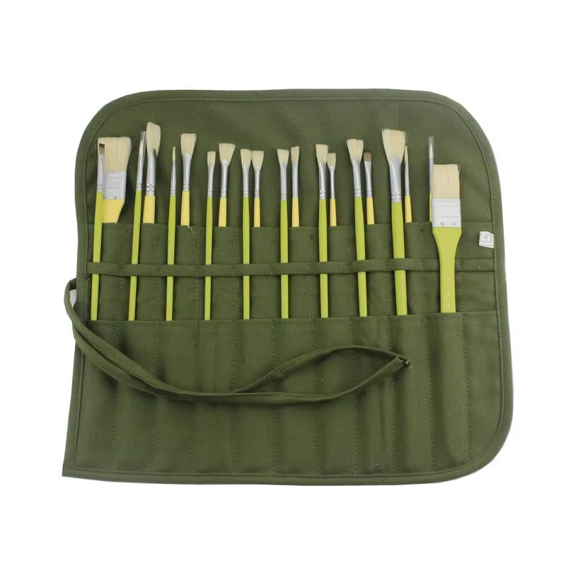 Sac de rangement pour pinceaux de peinture et toiles, 22 compartiments pour pinceaux d'aquarelle et 