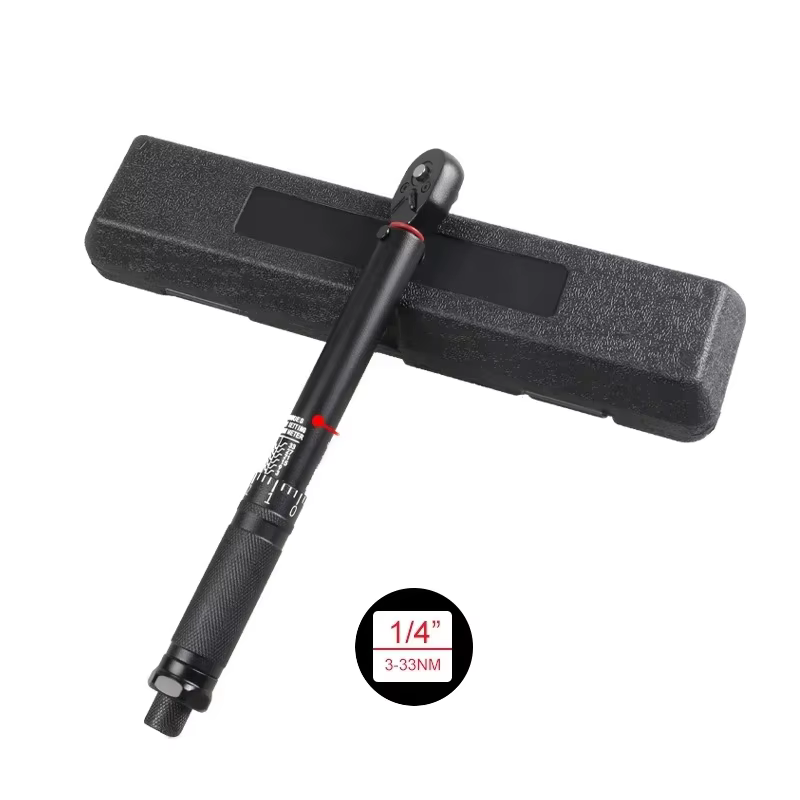 Clé dynamométrique à cliquet bidirectionnelle pour vélo et automobile, embouts carrés 1/2'', 3/8'', 