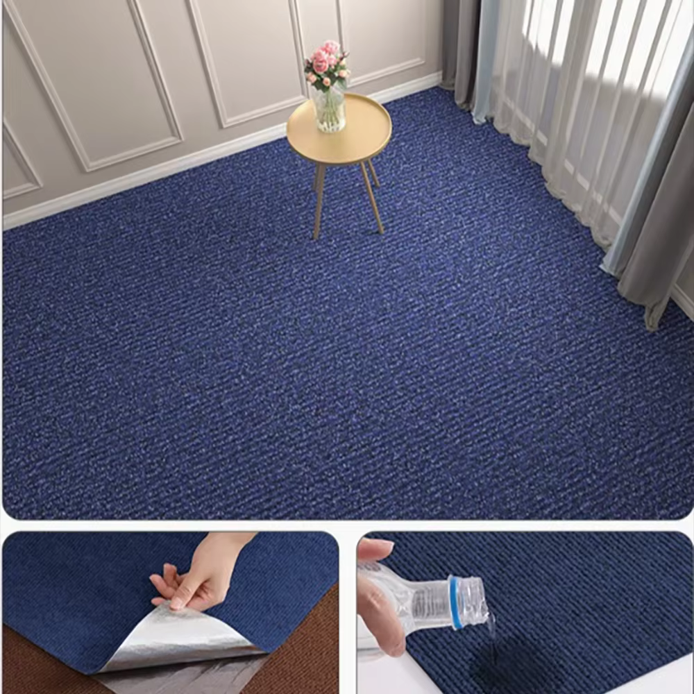 Tapis auto-adhésif pour cuisine, chambre à coucher, absorption d'eau, décoration de maison, salle de