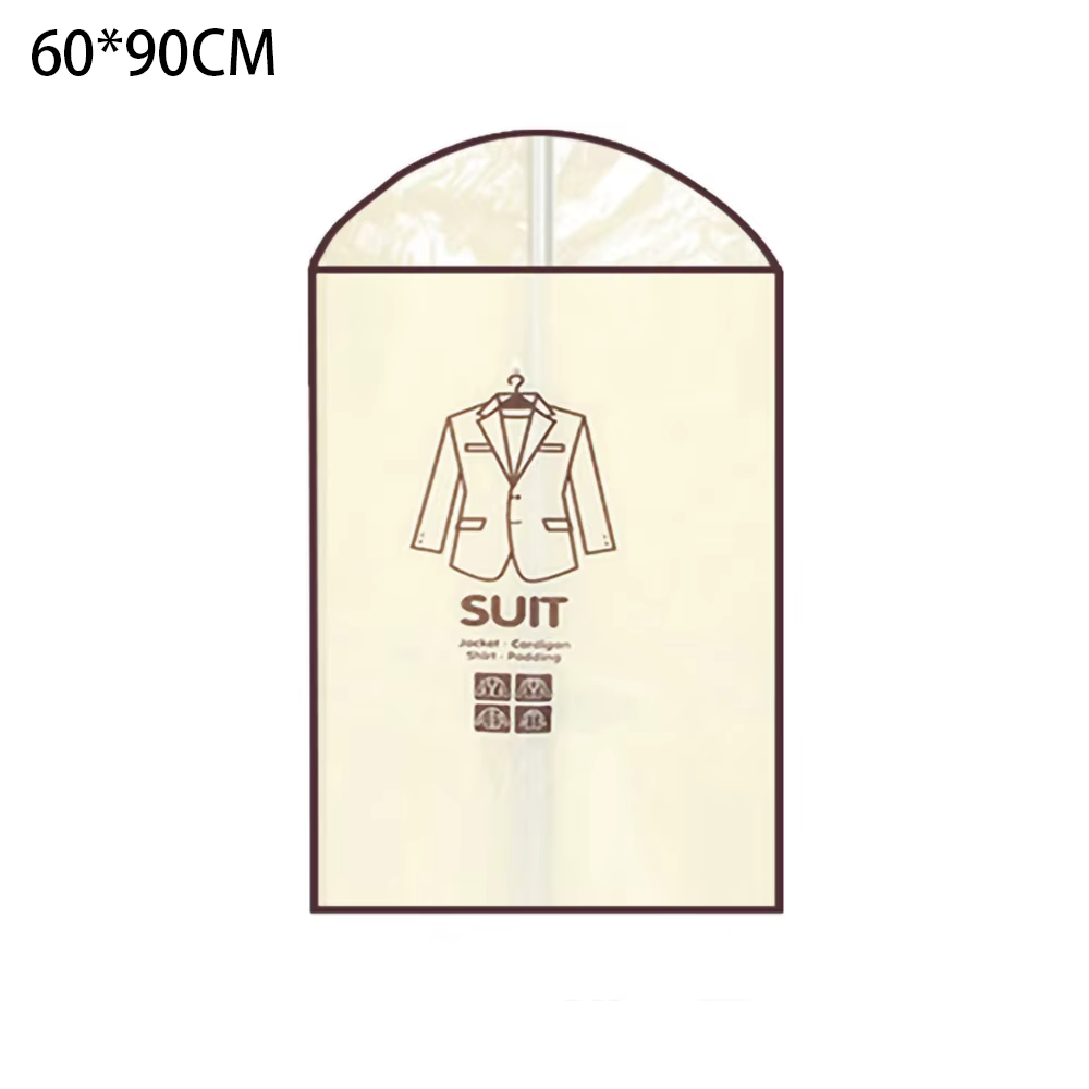 Housse de rangement suspendue avec fermeture éclair pour vêtements, costumes, manteaux, robes, hauts