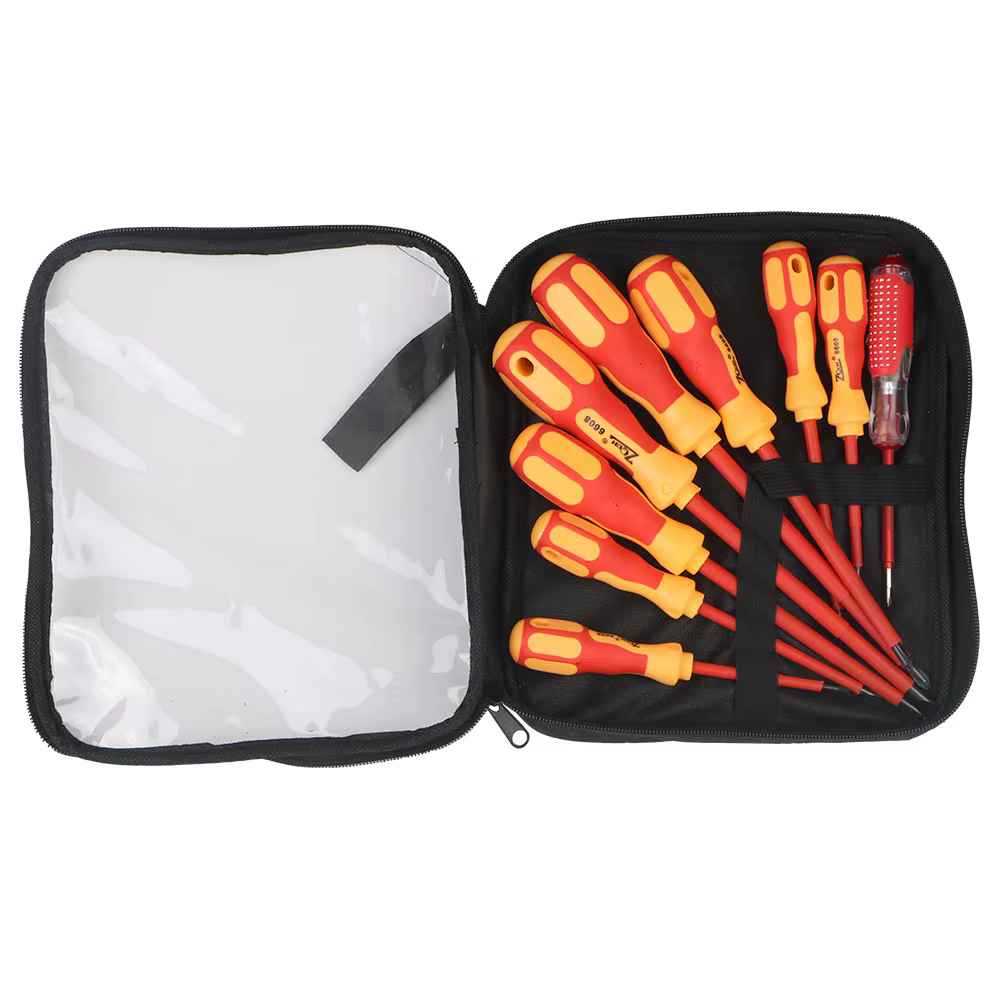 Jeu de tournevis magnétiques pour électricien, outils à main isolés, embouts multifonctionnels Phill