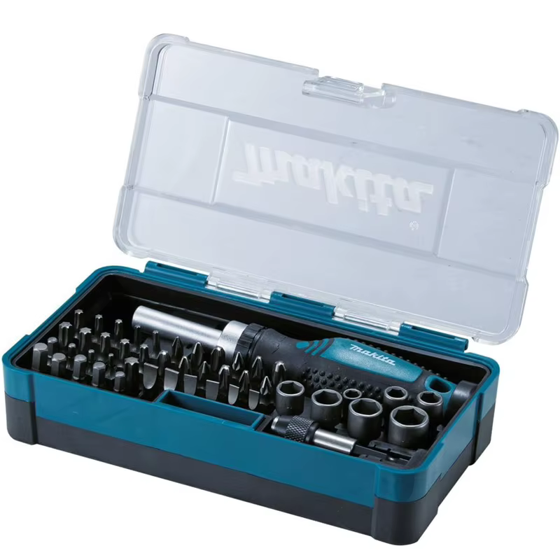 Makita B-36170 Jeu de douilles et embouts à cliquet (47 pièces) – Douilles, embouts, porte-embouts, 
