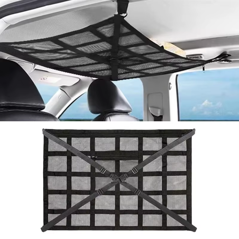 Sac de rangement universel pour plafond de voiture, filet de rangement pour camion, SUV, gain de pla