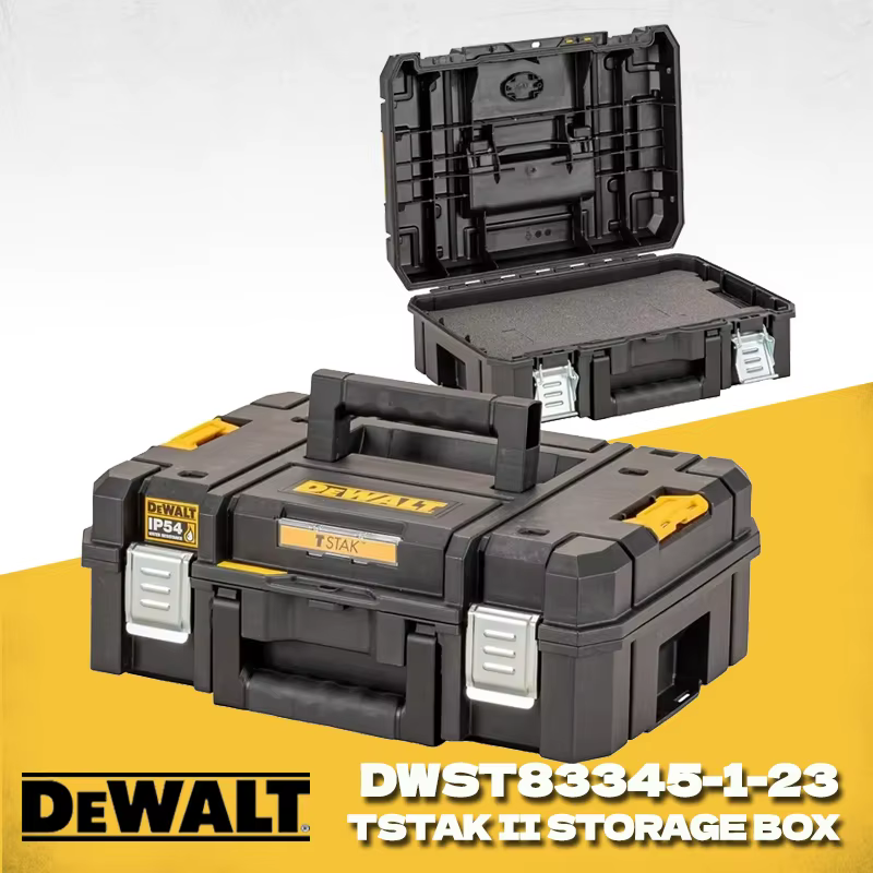 DEWALT DWST83345-1 TSTAK II boîte de rangement fourre-tout Toll longue poignée mallette de rangement