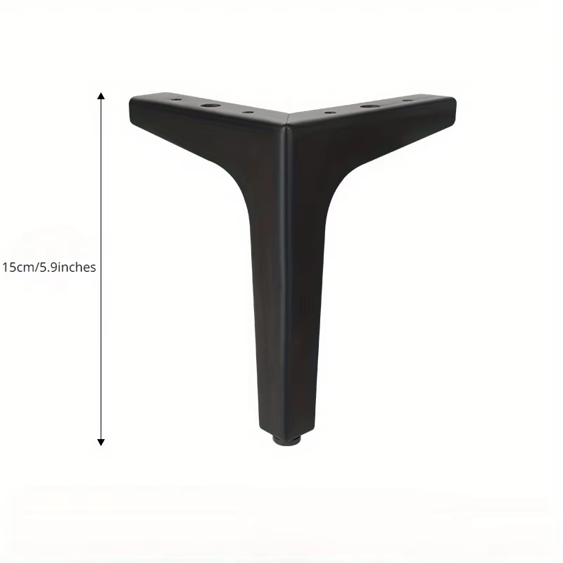 4 pièces 15cm pieds de Table basse en métal moderne pour meubles pieds de canapé lit chaise bureau c