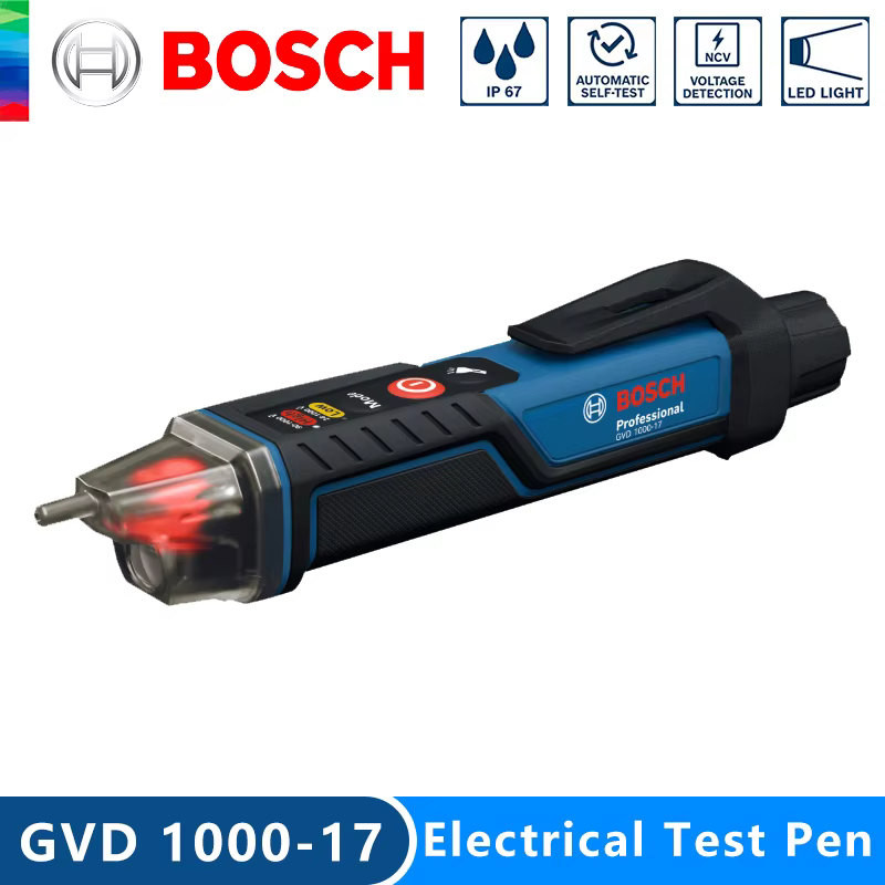 BOSCH GVD 1000-17 testeur de tension professionnel sans contact auto-test IP67 note double tension a