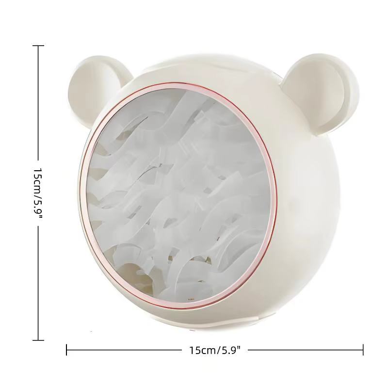 Boîte de rangement d'enveloppe en plastique, Organization de Film alimentaire, boîte anti-poussière 