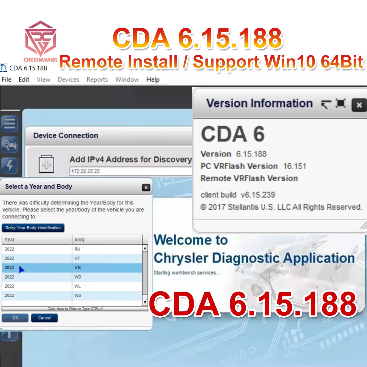 CDhorizon Engineering Software Work with MicroPod 2, CDA 6.15.188, FLspatule Arena ader, VIN EDITING