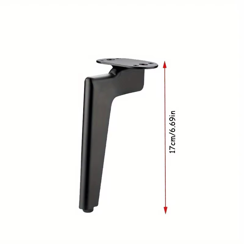 4 pièces bricolage meubles jambe pour armoire TV armoire tiroirs Table de chevet charge jambes métal