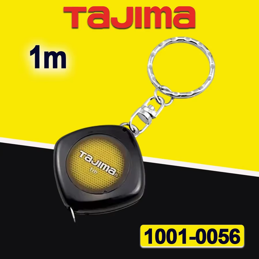 Mètre Ruban Mini Tajima 1/2/3M avec Anneau Porte-clés – Largeur 6mm, Accessoires Outils Manuels 1001