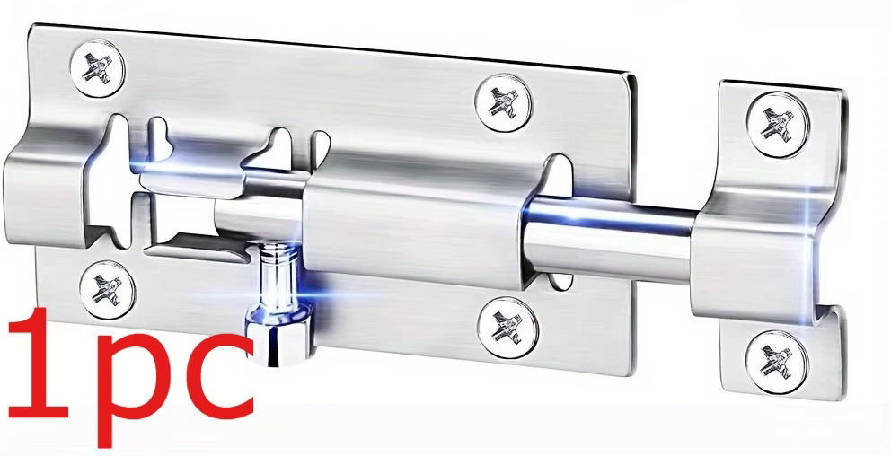 Loquet à boulon de baril 1/2 pièces, 7.62Cm, épaissi, acier inoxydable, serrure coulissante de porte