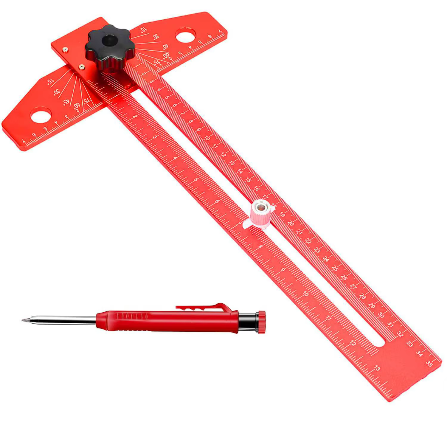 Équerre pliable multifonctionnelle pour le travail du bois, idéale pour la mesure d'angles, le posit