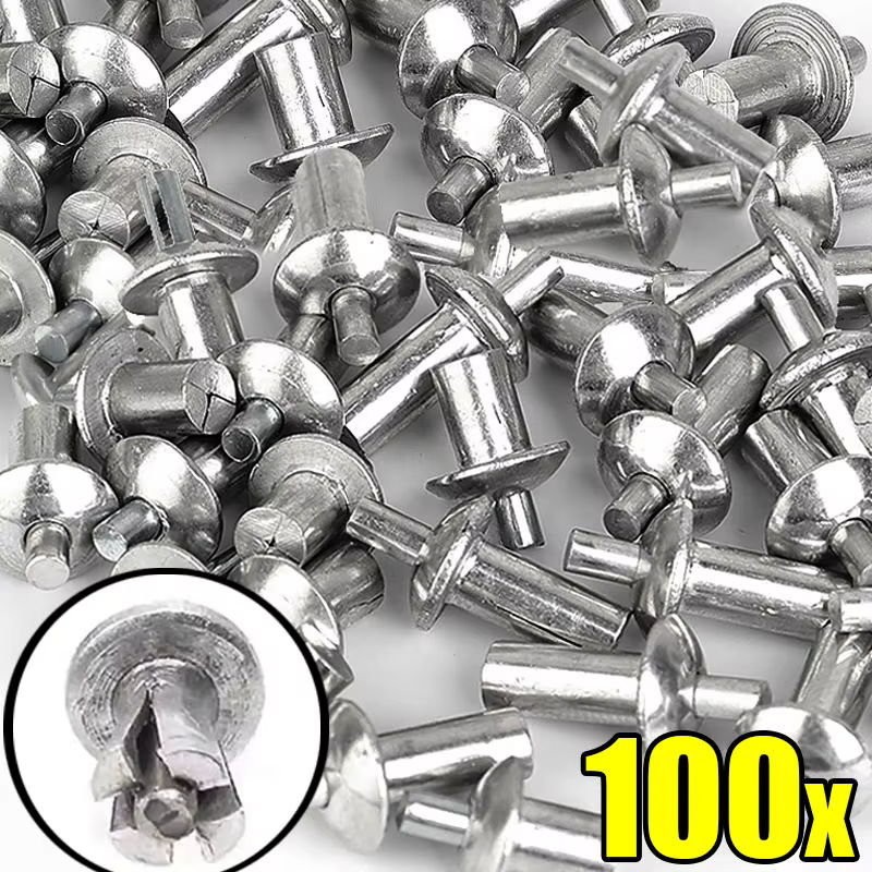 Rivets d'expansion en alliage d'aluminium, entraînement au marteau, attaches Rivetnut en métal, tête