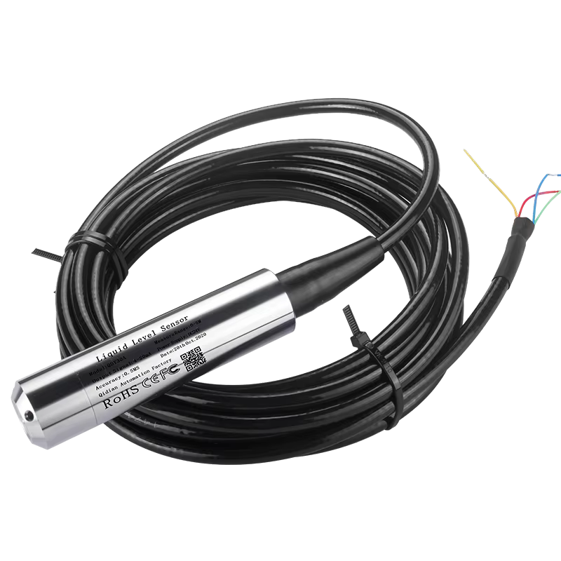 Capteur de niveau de liquide, portée de 2M 3M 5M, puissance DC24V 4-20mA 0-10V 0-3.3V RS485, transme