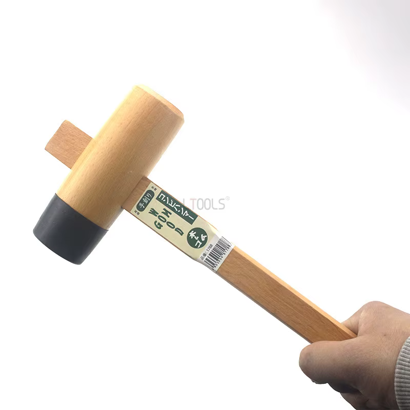 Maillet en bois de style japonais fait à la main, marteau en bois de hêtre massif, maillet en bois s