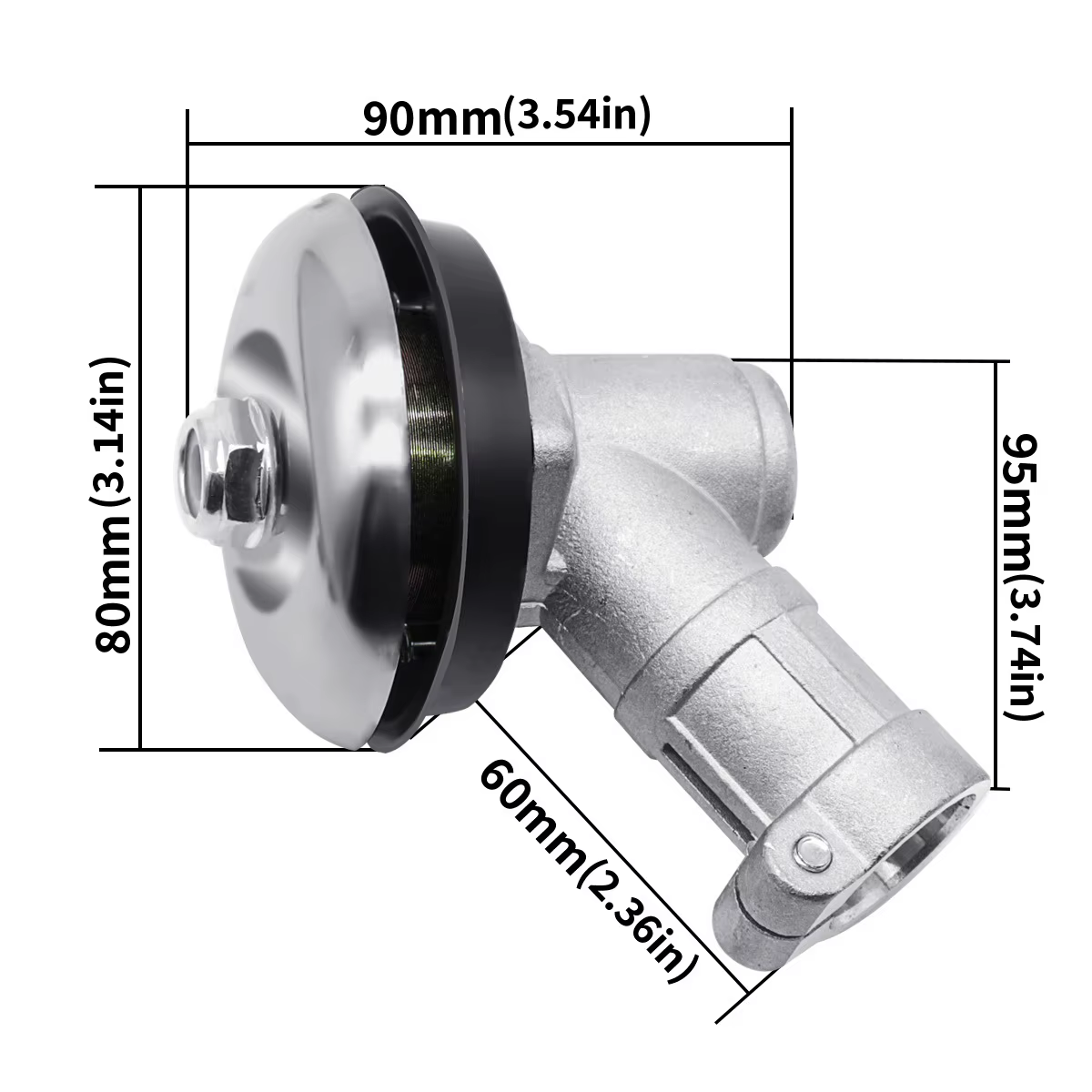 26mm/28mm 7/9 dents tondeuse boîte de vitesses tête de vitesse débroussailleuse coupe gazon remplace