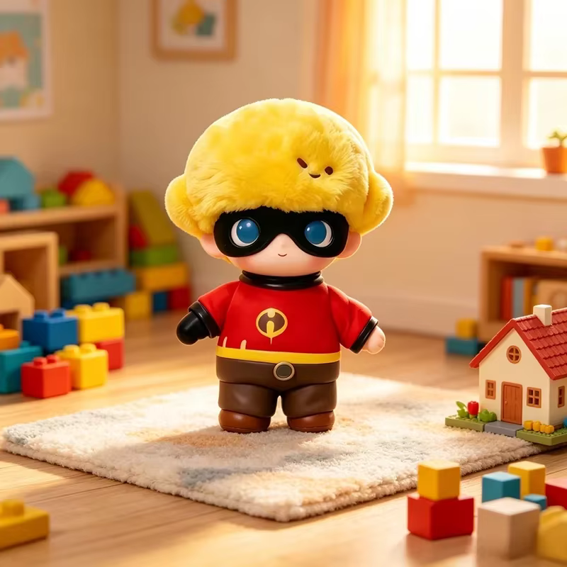 POP MART DIMOO WORLD Série PIXAR Pendentif en vinyle et peluche Boîte mystère authentique Boîte aveu