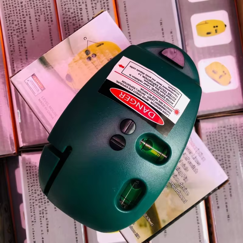 Niveau Laser à 2 lignes avec support, souris verticale, ligne horizontale infrarouge, Angle droit, m