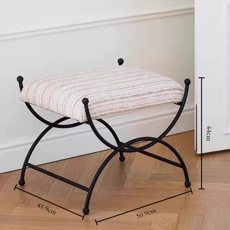 Tabourets modernes pour Hall d'entrée, poufs créatifs, coiffeuse de chambre à coucher, tabouret Simp