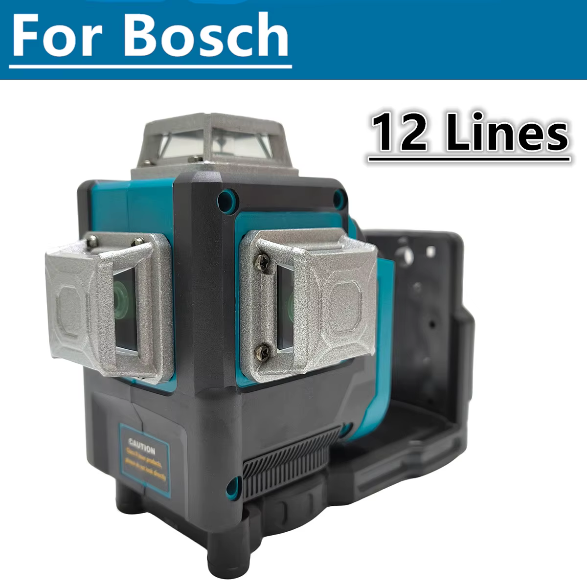 Niveau Laser pour batterie Bosch 18V, 12 lignes, lumière verte horizontale et verticale, compteur de