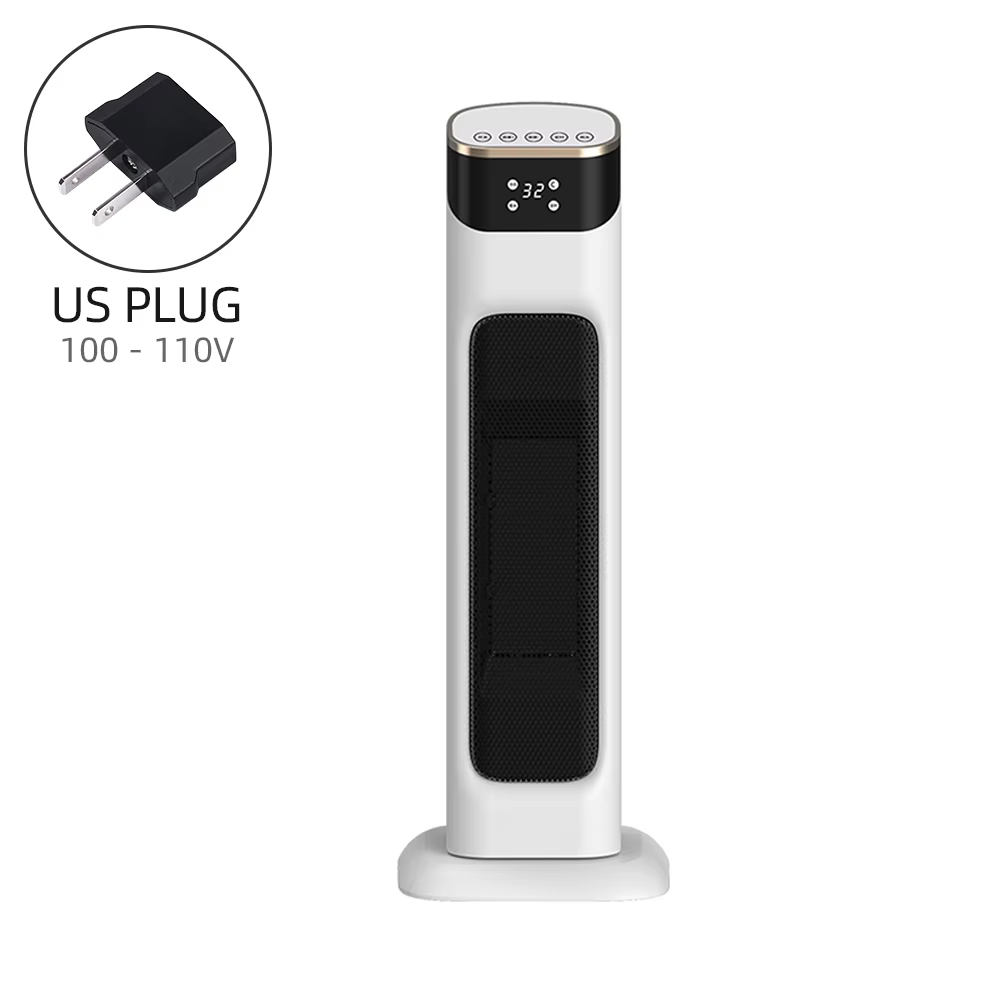 Réchauffeur de poêle électrique 1500W PTC chaleur rapide usage domestique chambre température réglab