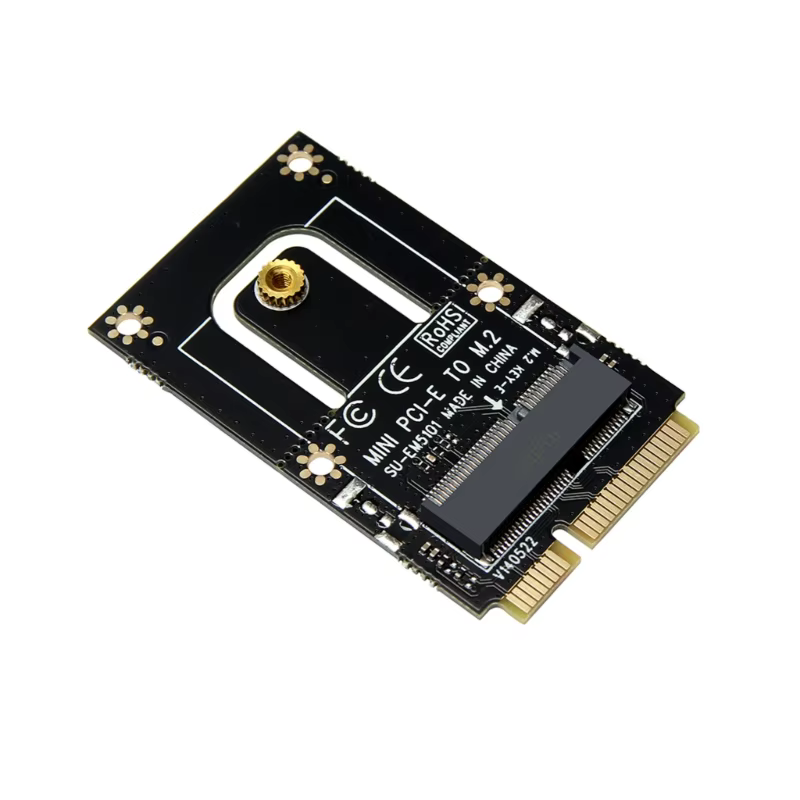 Adaptateur Wifi M.2 NGFF Ngff Key A + E vers Mini Pcie Pci Wifi carte réseau sans fil R9UA