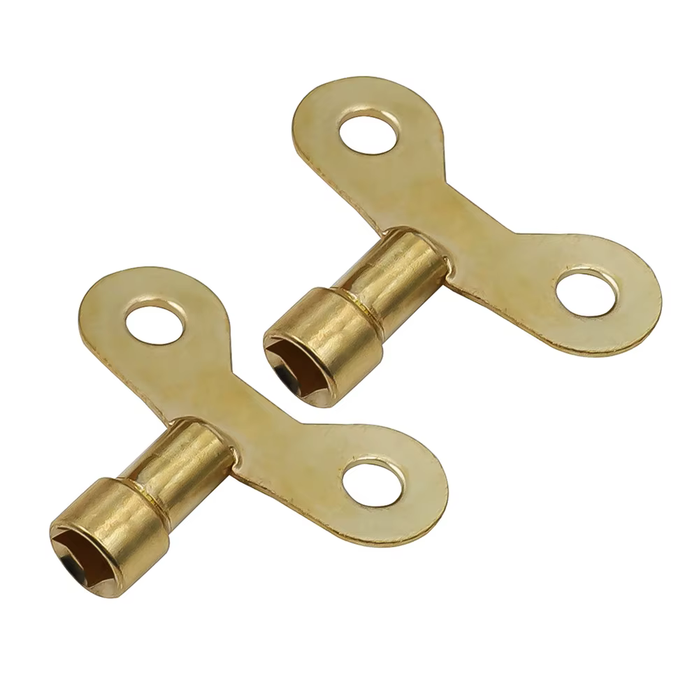 Clé de robinet pour bobine de douille carrée de 6mm, trou de plomberie, clé en fer, Valve d'eau de r