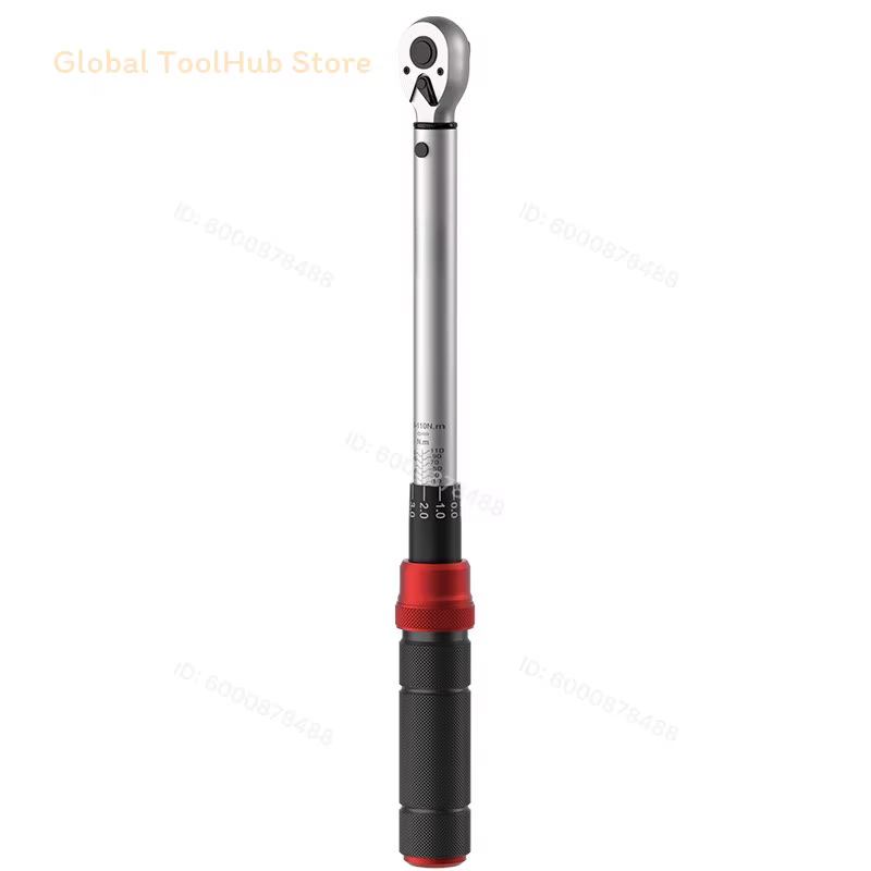 Clé dynamométrique 3/4 pouce 600-1000 Nm, 48 dents, précision de 3 %, outil de serrage robuste pour 