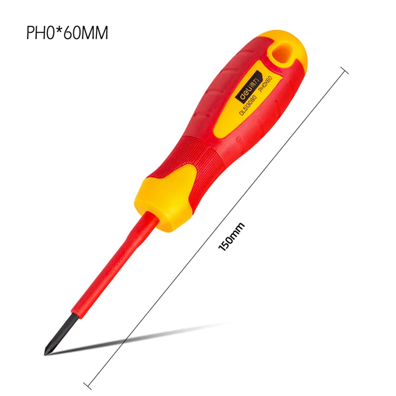 Tournevis isolé pour électricien, tournevis de précision magnétique dédié, haute tension 1000V, outi