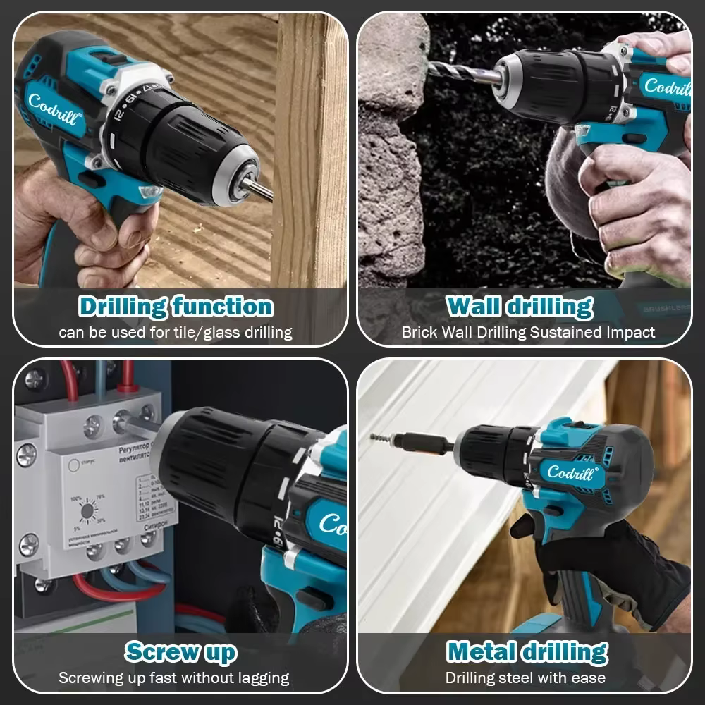 Makita Original DDF487 perceuse à percussion sans fil 18 V tournevis à percussion électrique sans br