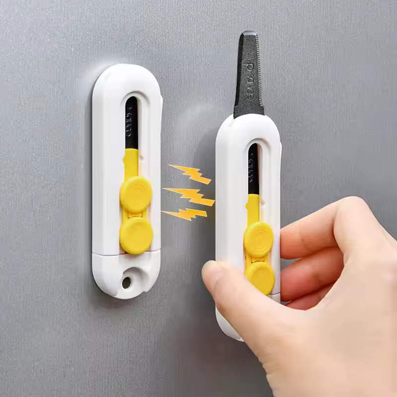 Cutter magnétique rétractable à verrouillage automatique, couteau utilitaire portable multifonction