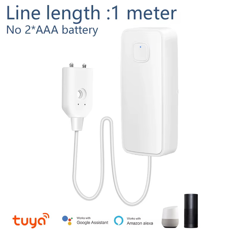 Capteur de fuite d'eau WIFI 1M/3M/5M, détecteur de niveau de fuite, alarme sonore, protection contre