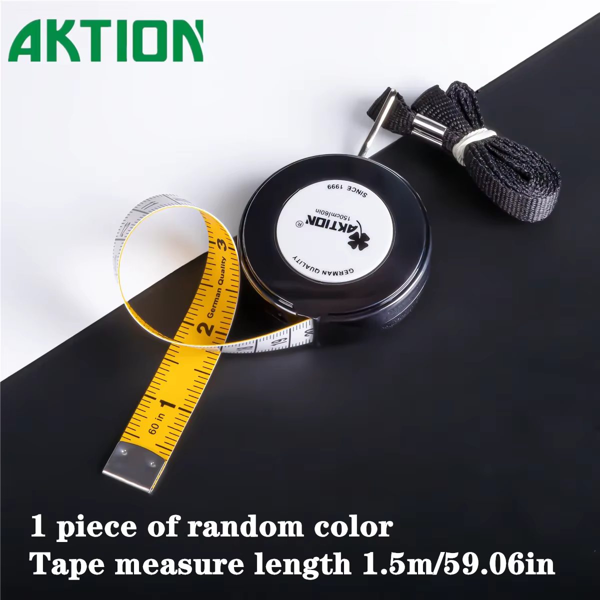 AKTION – ruban à mesurer rétractable à double échelle, 1.5m/2m/3m, règle de couture métrique/pouce p