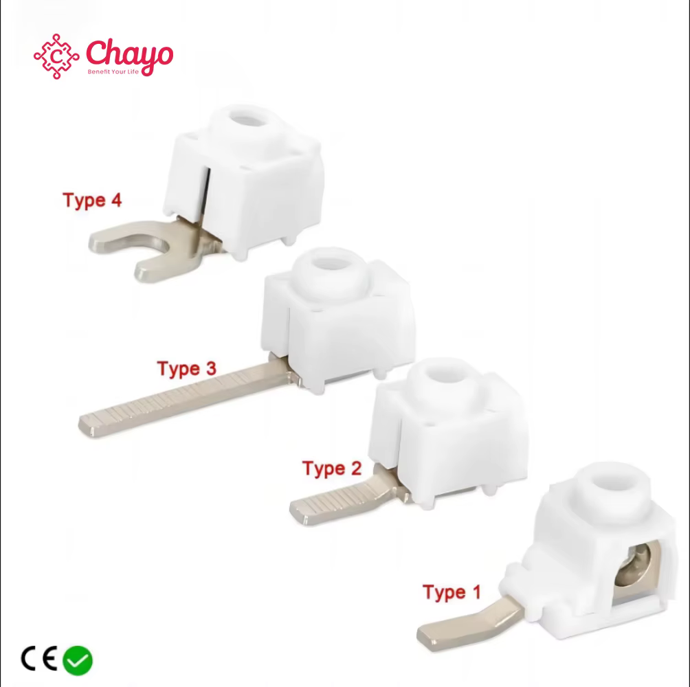 Livraison Gratuite 10 Pièces/Lot 25 Mm² Bornes pour Busbar Disjoncteur Boîte de Distribution Fil Éle