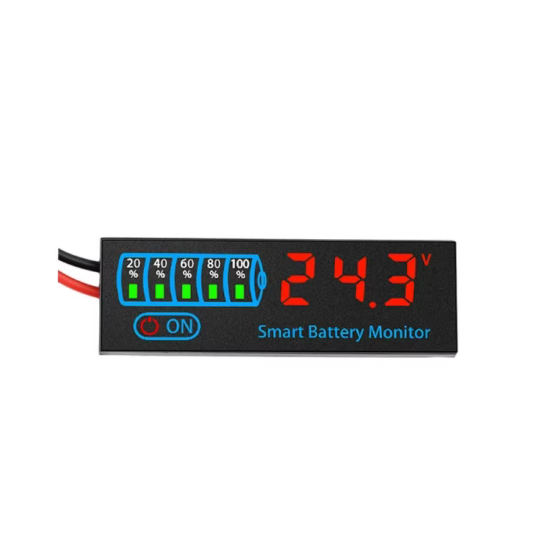 Indicateur de niveau de batterie DC7-40V 12V 24V 36V 48V pour batteries acide/lithium LiPo, carte de