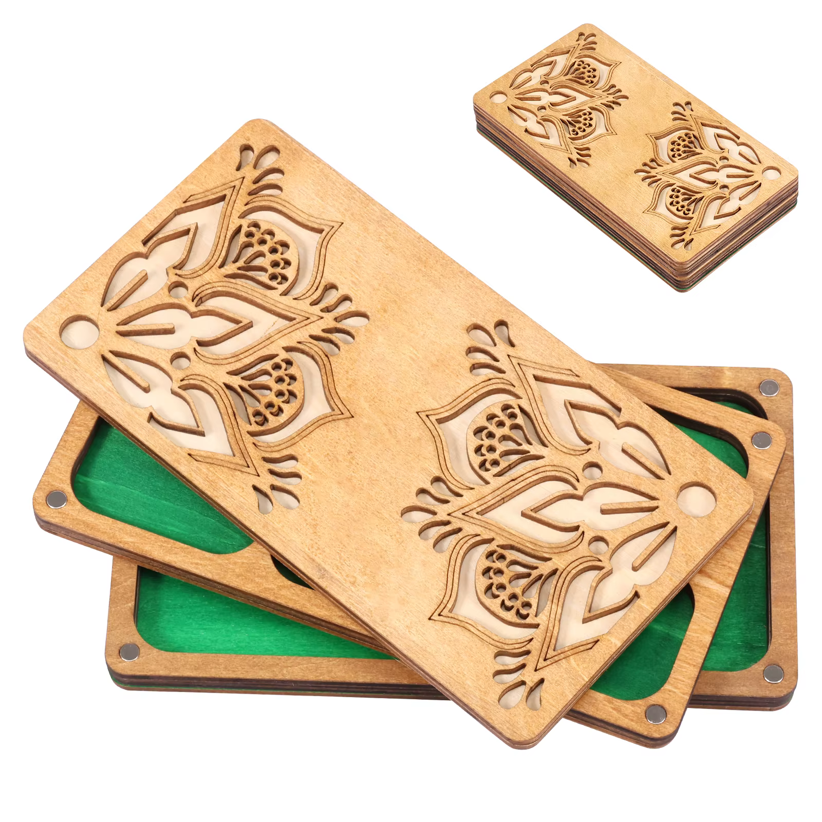 Organisateur de rangement pour perles en bois, plateau de classification de perles, outils de fabric