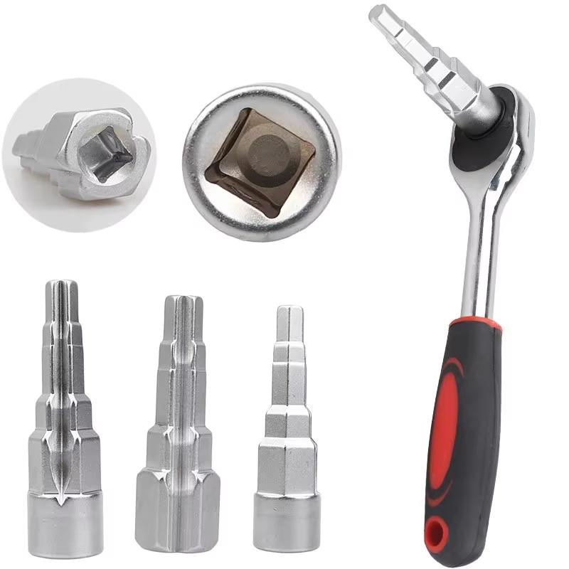 Clé à cliquet en acier au carbone, outil à main de 10 à 21mm, radiateur à tétons Durable, fourniture