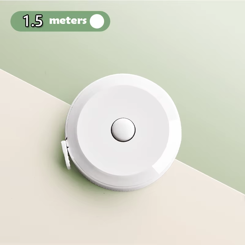 Mètre Ruban Souple Rétractable Auto-Bloquant de 1,5 m / 2 m pour Mesure Corporelle, Couture et Taill