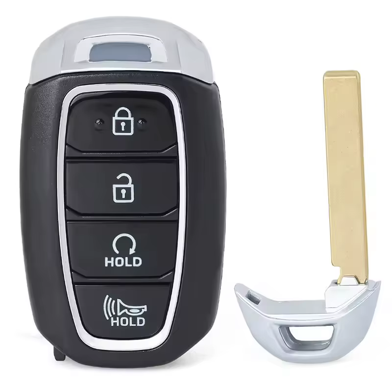KEYECU pour 2020 2021 2022 Hyundai lieu 4 boutons 433MHz 4A puce télécommande intelligente clé de co