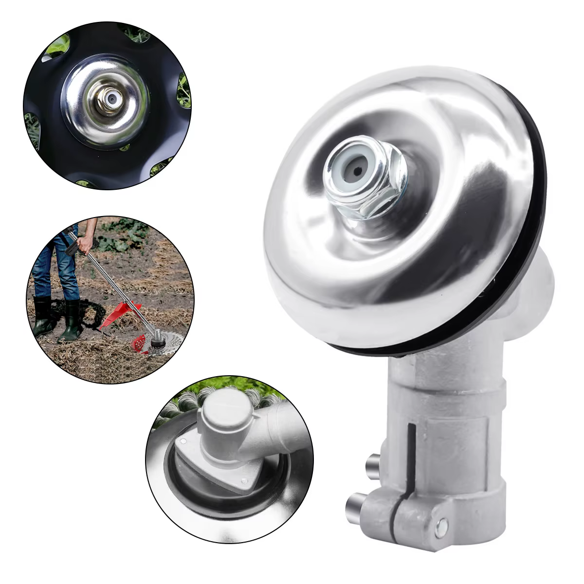 26mm/28mm 7/9 dents tondeuse boîte de vitesses tête de vitesse débroussailleuse coupe gazon remplace