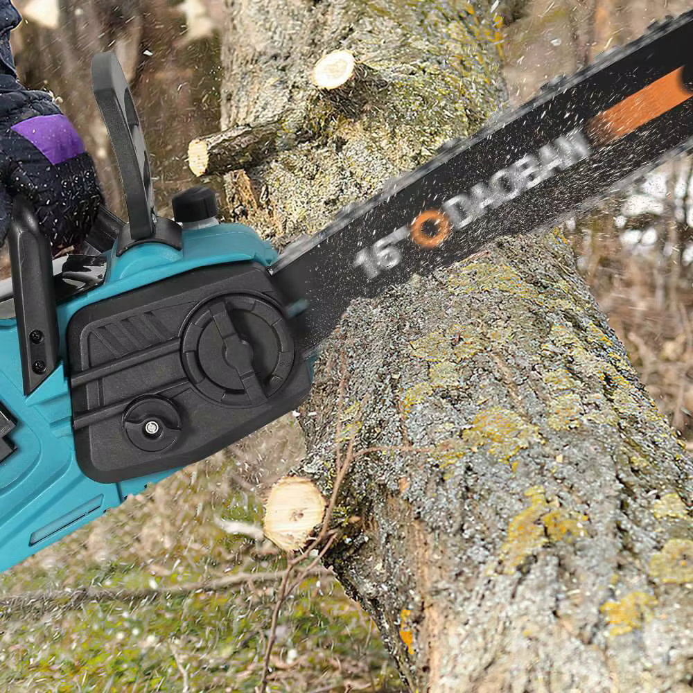 Makita – tronçonneuse électrique sans fil de 16 pouces, avec huileur automatique, outil de coupe pou