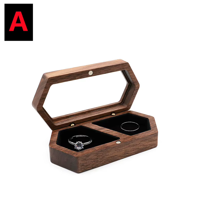 Nouvelle boîte à bagues, rangement de bijoux, bague de fiançailles, cérémonie de mariage, propositio