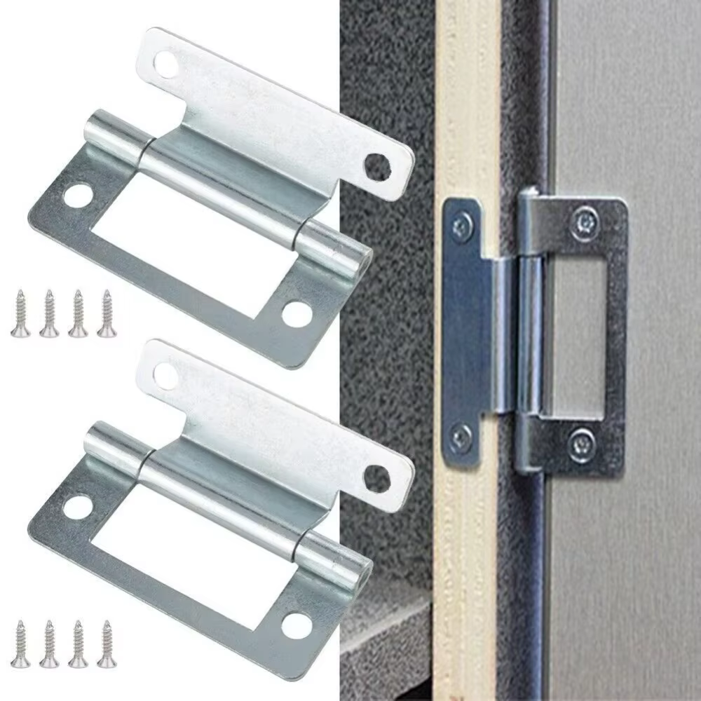 Charnières de porte pliables, 2 pièces, charnières de porte d'armoire pour camping-car, caravane, ac